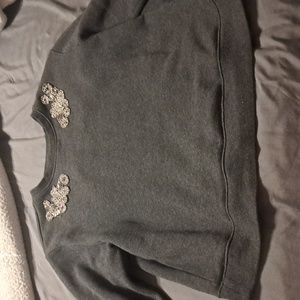 Express Crewneck with Beading